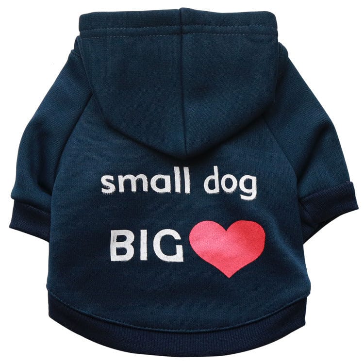 Hundepullover QUINN Stylischer &amp; bequemer Hunde-Hoodie Blue ❤ / XS
