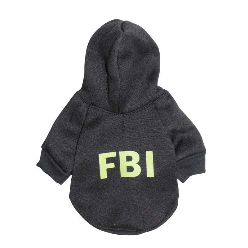 Hundepullover QUINN Stylischer &amp; bequemer Hunde-Hoodie FBI / XS