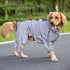 Hunderegenmantel DROP Reflektierend & Bequem Regenmantel für Hunde Grey / XXS