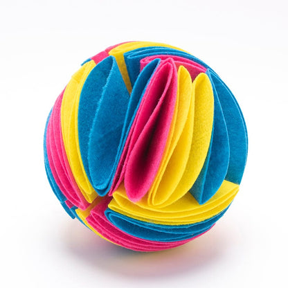 Hundeschnüffelball BOLLO Schnüffelball für Hunde ⌀ 15 cm / MultiMix