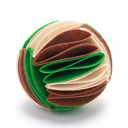 Hundeschnüffelball BOLLO Schnüffelball für Hunde ⌀ 15 cm / Nature