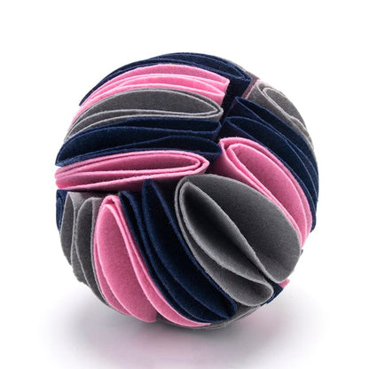 Hundeschnüffelball BOLLO Schnüffelball für Hunde ⌀ 15 cm / Pinky Dream