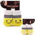 Hundesocken MURU Rutschfeste Hundesocken – 4er-Pack Yellow Smiley / S