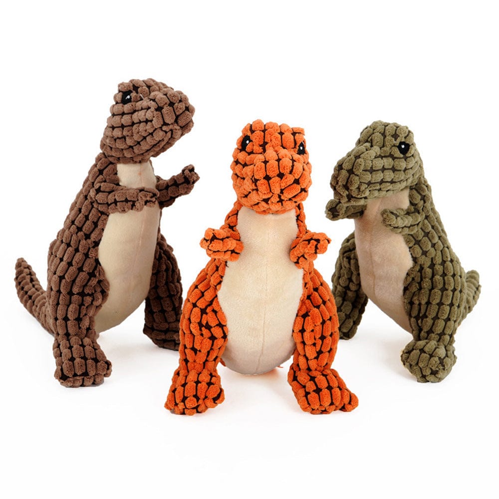 Hundespielzeug DINO Riesiger Kauspiel-Dinosaurier für Hunde Set / 25cm