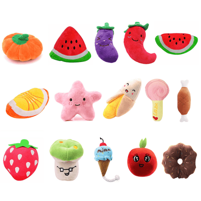 Hundespielzeug FOODIE Plush Spielzeug  für kleine Hunde