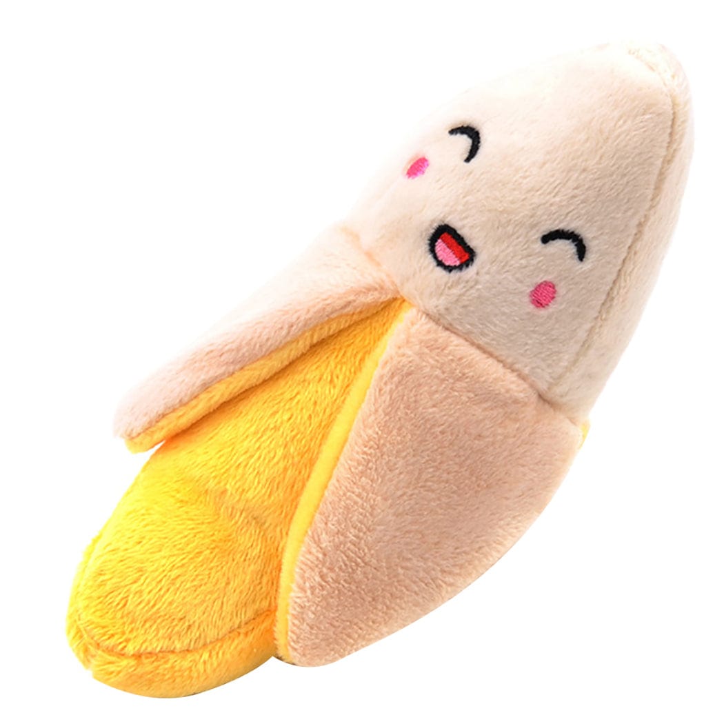 Hundespielzeug FOODIE Plush Spielzeug  für kleine Hunde Banana