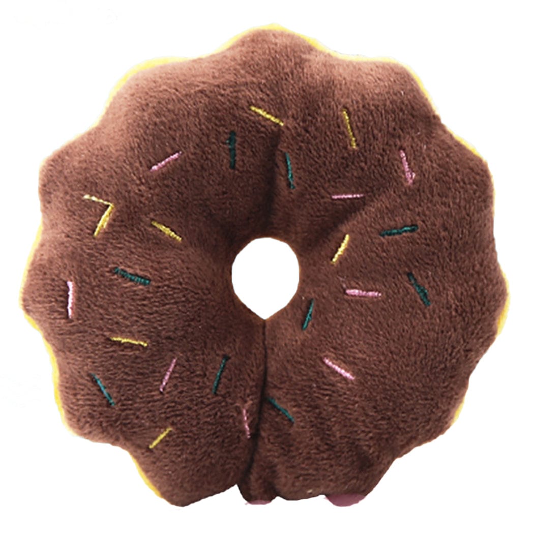 Hundespielzeug FOODIE Plush Spielzeug  für kleine Hunde Donut