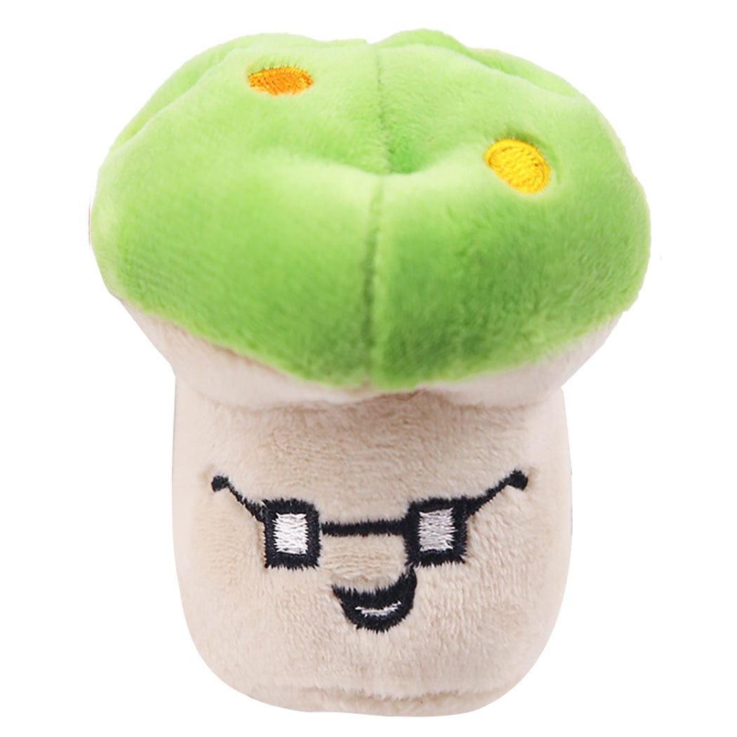 Hundespielzeug FOODIE Plush Spielzeug  für kleine Hunde Mushroom