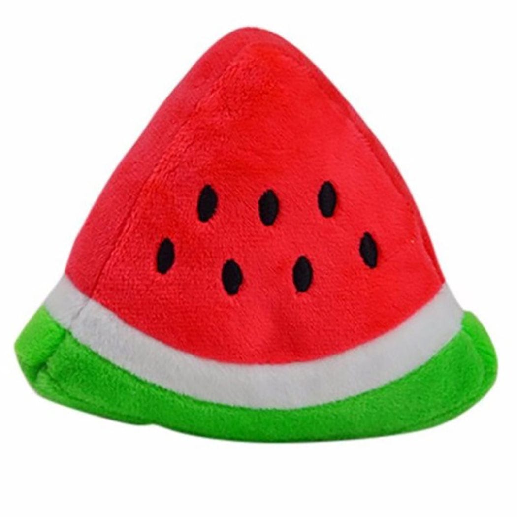 Hundespielzeug FOODIE Plush Spielzeug  für kleine Hunde Watermelon