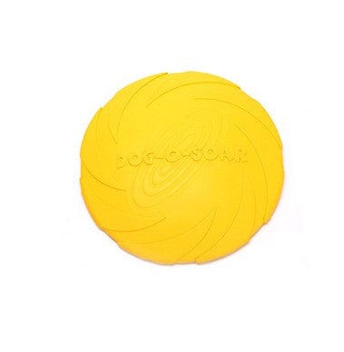 Hundespielzeug GOTCHA NaturGummi Frisbee Yellow / Ø 18 cm