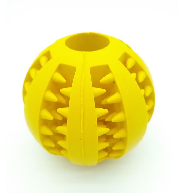 Hundespielzeug SHARK Reinigungsball Interaktives Hundespielzeug Yellow / ⌀ 5 cm