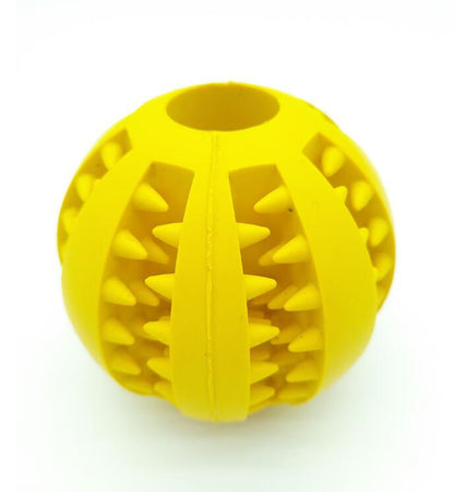 Hundespielzeug SHARK Reinigungsball Interaktives Hundespielzeug Yellow / ⌀ 5 cm