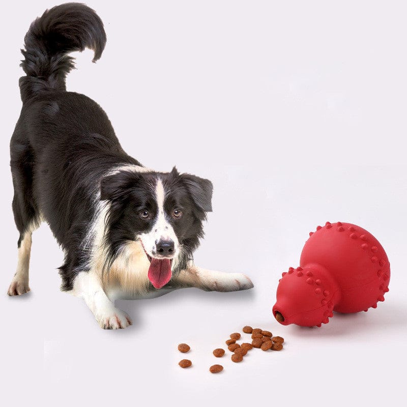 Hundespielzeug ZIGGY Leckerli-Roller Red