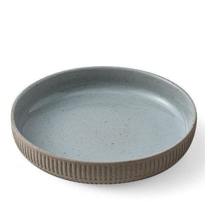 Katzen Futterschale STONE Elegante Keramik-Futterschale für Katzen – Flach und komfortabel Grey Chateau / ⌀ 15.5 cm