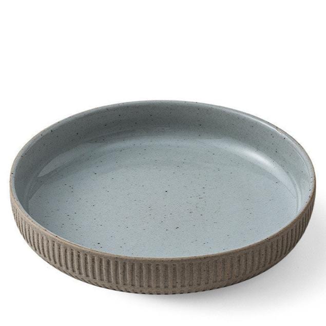 Katzen Futterschale STONE Elegante Keramik-Futterschale für Katzen – Flach und komfortabel Grey Chateau / ⌀ 20 cm