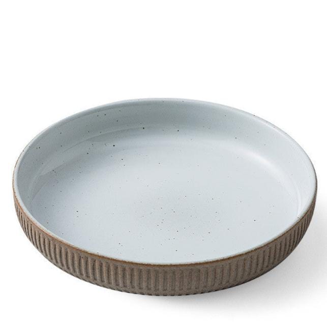 Katzen Futterschale STONE Elegante Keramik-Futterschale für Katzen – Flach und komfortabel Pearl / ⌀ 20 cm