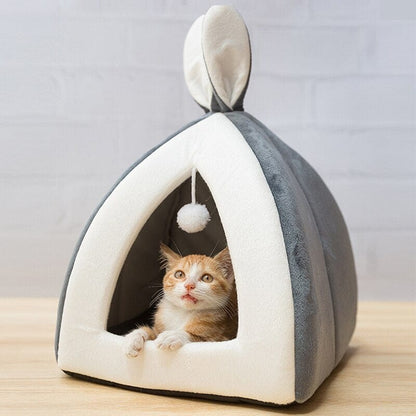Katzenbett CONY Gemütliches Katzen- und Hundebett Grey / S