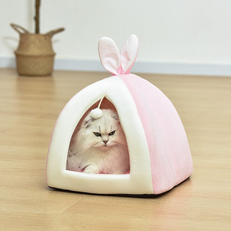 Katzenbett CONY Gemütliches Katzen- und Hundebett Pink / S