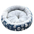 Katzenbett ELLE Stylisches Katzenbett mit erhöhtem Rand Blue Kitten / S