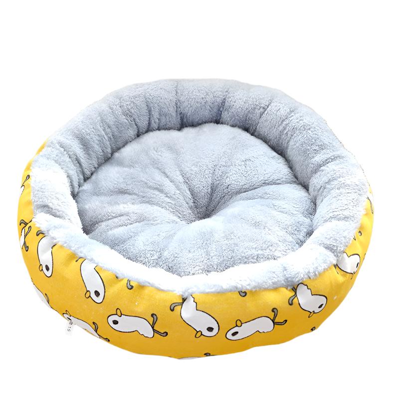 Katzenbett ELLE Stylisches Katzenbett mit erhöhtem Rand Ducks / S