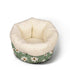 Katzenbett FLOLRES Stylisches Winterbett für Katzen Green Flores / S