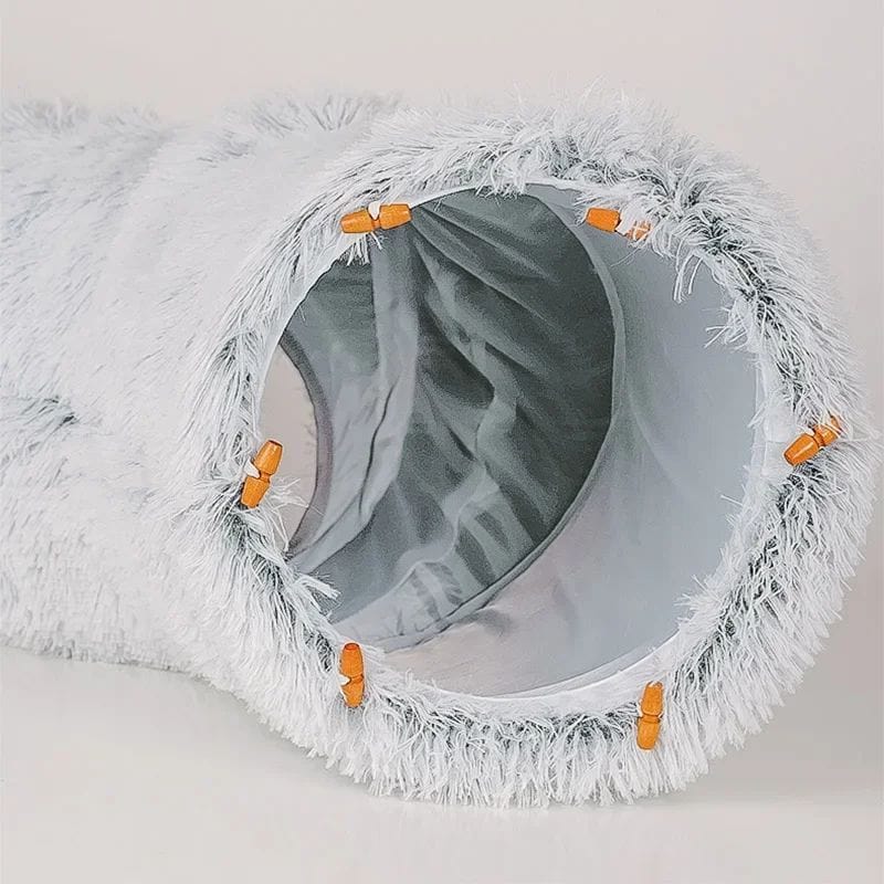 Katzenbett MILLIE Tunnel-Katzenbett - Kuscheliges Donut-Design