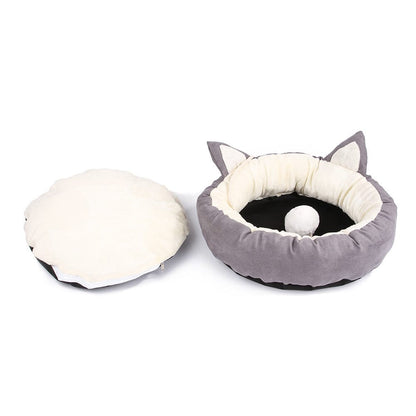 Katzenbett NIANIA Kuscheliges Katzenhöhlenbett