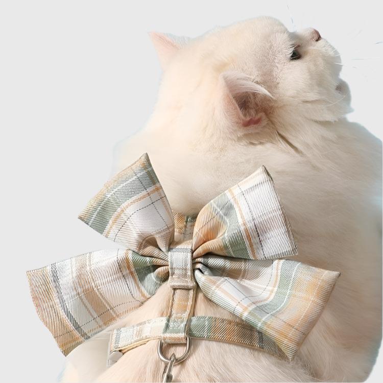 Katzengeschirr PABLO Elegantes Katzengeschirr SET mit Leine 1,25m