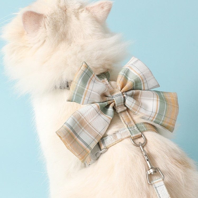 Katzengeschirr PABLO Elegantes Katzengeschirr SET mit Leine 1,25m