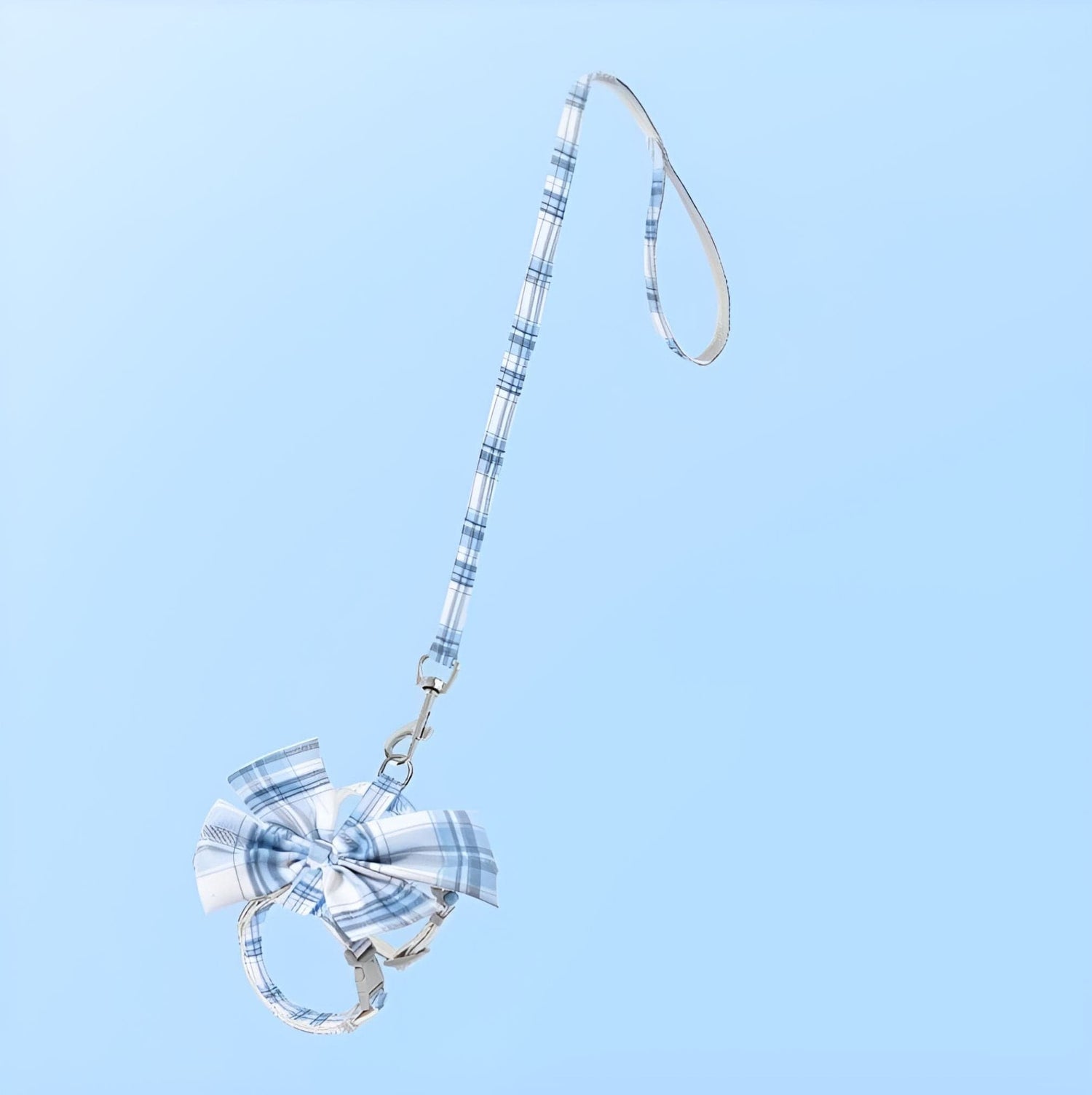 Katzengeschirr PABLO Elegantes Katzengeschirr SET mit Leine 1,25m Ocean / S
