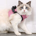 Katzengeschirr WALKIE Leichtes Katzen-Outdoor-Geschirr mit Leine – Verstellbar & Atmungsaktiv Pink / S