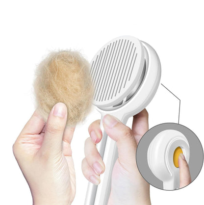 Katzenhaarbürste YOLK Katzenhaarbürste mit Entfernungsbutton – Grooming für gesundes, glänzendes Fell