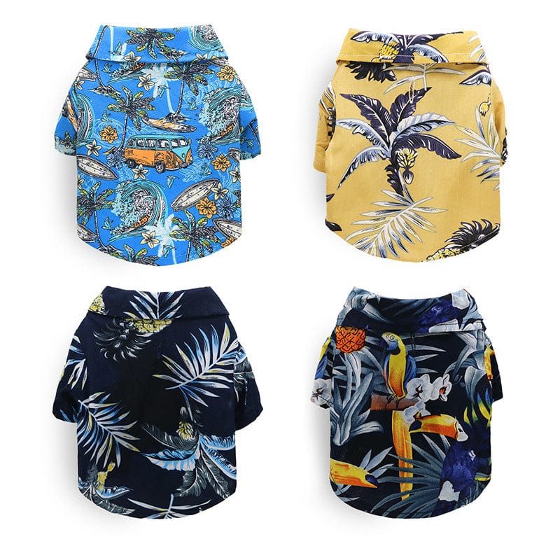 Katzenhemd HONOLULU Hawaiian Style Sommerliches Tierhemd