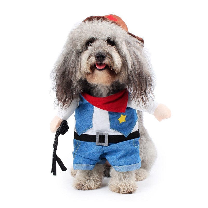 Katzenkleid CARNIVAL Coole Kostüme für Katzen und Hunde Cowboy / S