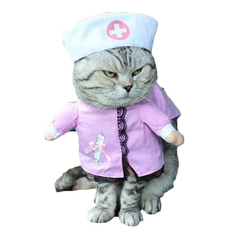 Katzenkleid CARNIVAL Coole Kostüme für Katzen und Hunde Nurse / S