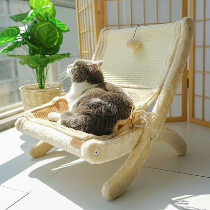 Katzenmöbel MALE Katzen-Loungesessel – Natürlich, robust und perfekt zum Relaxen