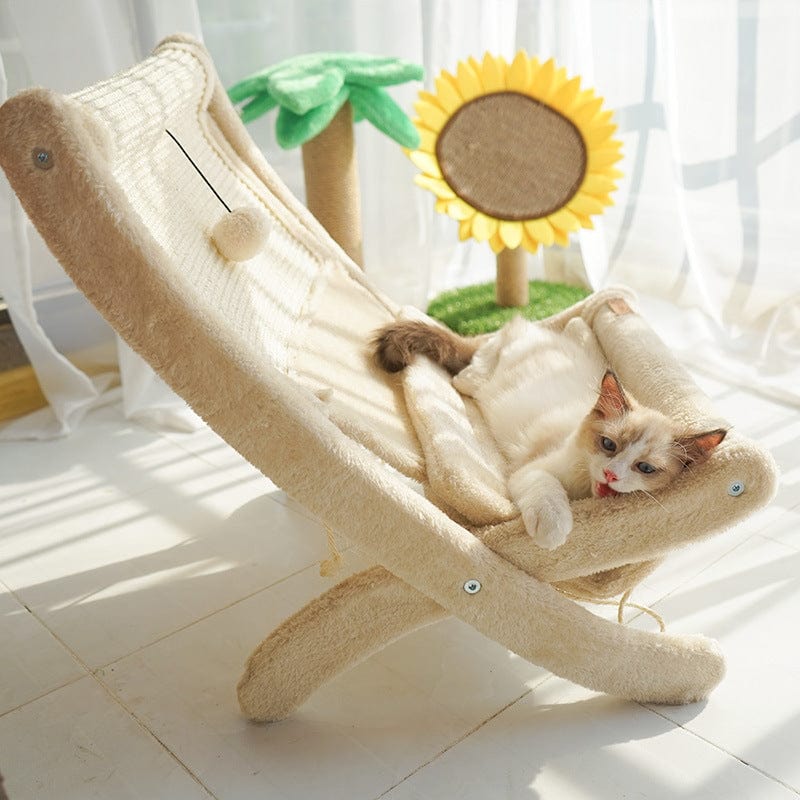 Katzenmöbel MALE Katzen-Loungesessel – Natürlich, robust und perfekt zum Relaxen