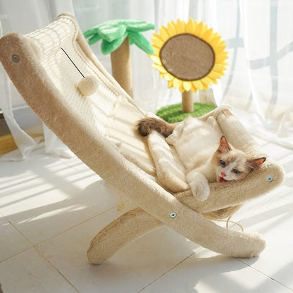 Katzenmöbel MALE Katzen-Loungesessel – Natürlich, robust und perfekt zum Relaxen