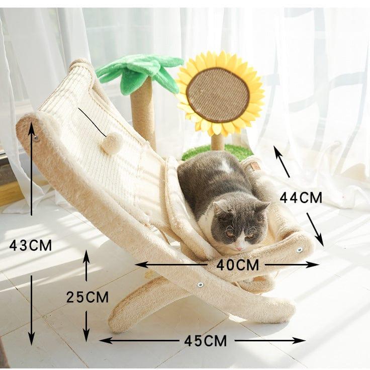 Katzenmöbel MALE Katzen-Loungesessel – Natürlich, robust und perfekt zum Relaxen