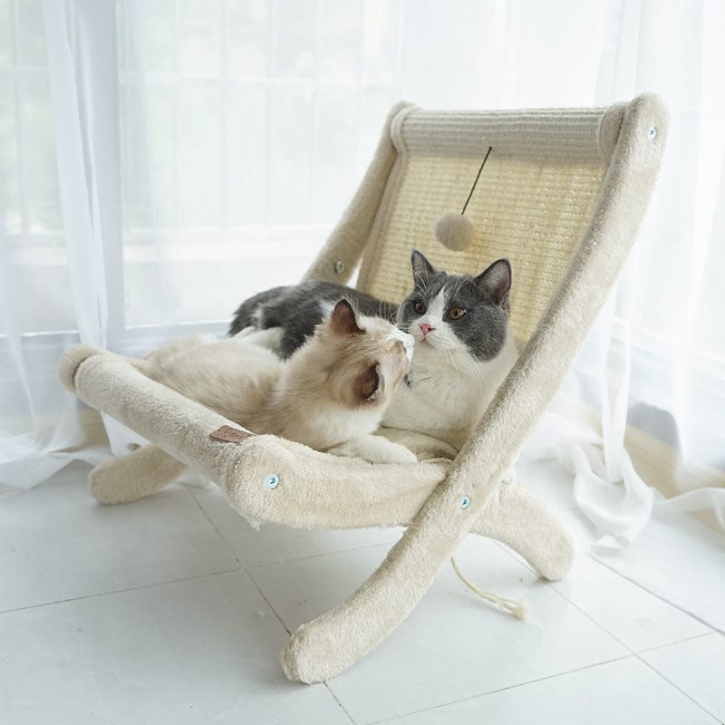 Katzenmöbel MALE Katzen-Loungesessel – Natürlich, robust und perfekt zum Relaxen
