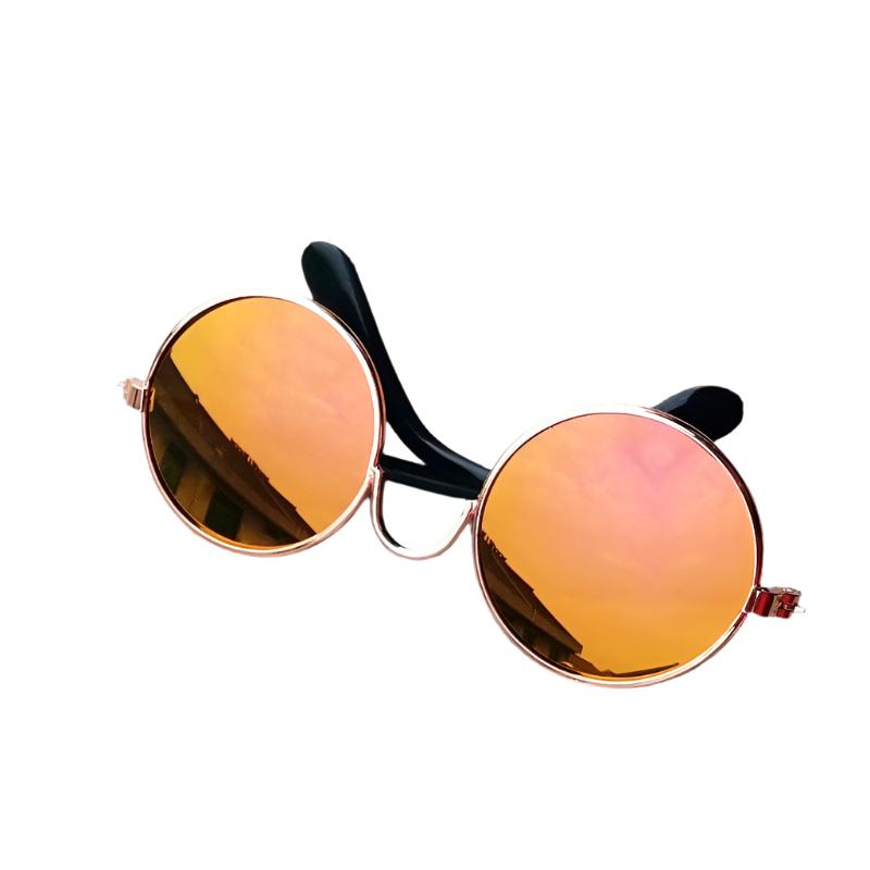 Katzenmode SUNNY Lustige Sonnenbrille - Spaßige Requisiten für Fotoshooting Orange