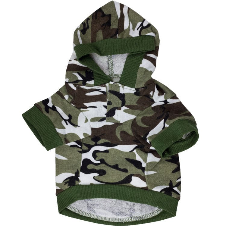 Katzenpullover FREEZE! SECURITY Kuscheliger Tier-Hoodie Green / XS