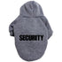 Katzenpullover FREEZE! SECURITY Kuscheliger Tier-Hoodie Grey / XS