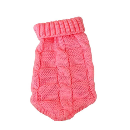 Katzenpullover TURTLE Katzenpullover für Herbst &amp; Winter – Weich, warm &amp; stilvoll Pink / XXXS