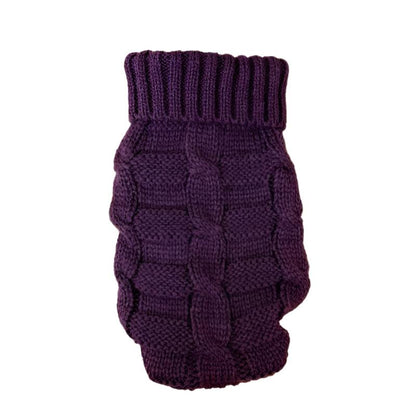 Katzenpullover TURTLE Katzenpullover für Herbst &amp; Winter – Weich, warm &amp; stilvoll Purple / XXXS
