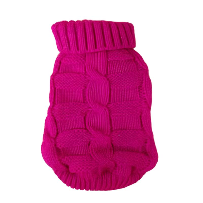 Katzenpullover TURTLE Katzenpullover für Herbst &amp; Winter – Weich, warm &amp; stilvoll Rose / XXXS