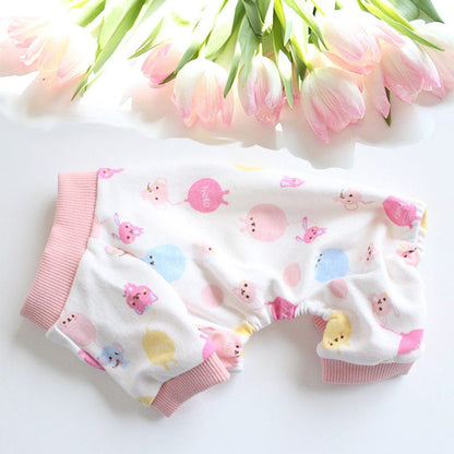Katzenpyjama NAPPY Süße Kuschel-Pyjama für Haustiere Pink Party / XS