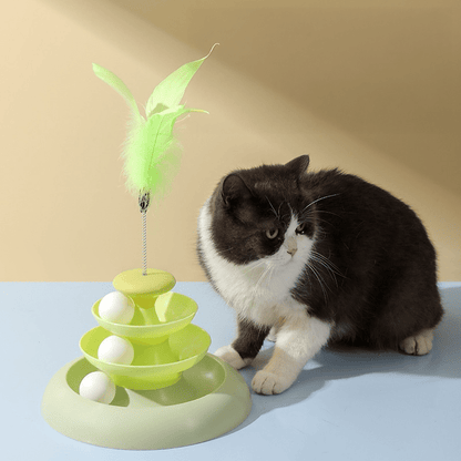 Katzenspielzeug DIA Interaktives Katzenspielzeug mit Bällen
