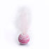 Katzenspielzeug JUPITER Katzenball mit Feder Interaktives Katzen-Spielzeug Pink
