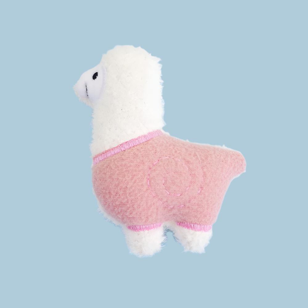 Katzenspielzeug PLUSH Kuscheliges Katzenspielzeug mit Katzenminze Alpaca